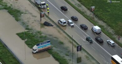 Maltempo, il Basso Friuli finisce sott’acqua: le immagini dal drone