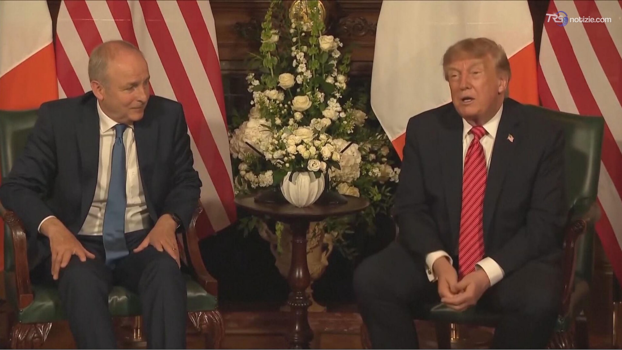 Trump scuote l'Irlanda: "Auspico l'unificazione", poi dura stoccata a Europa e Nato sull'Iran