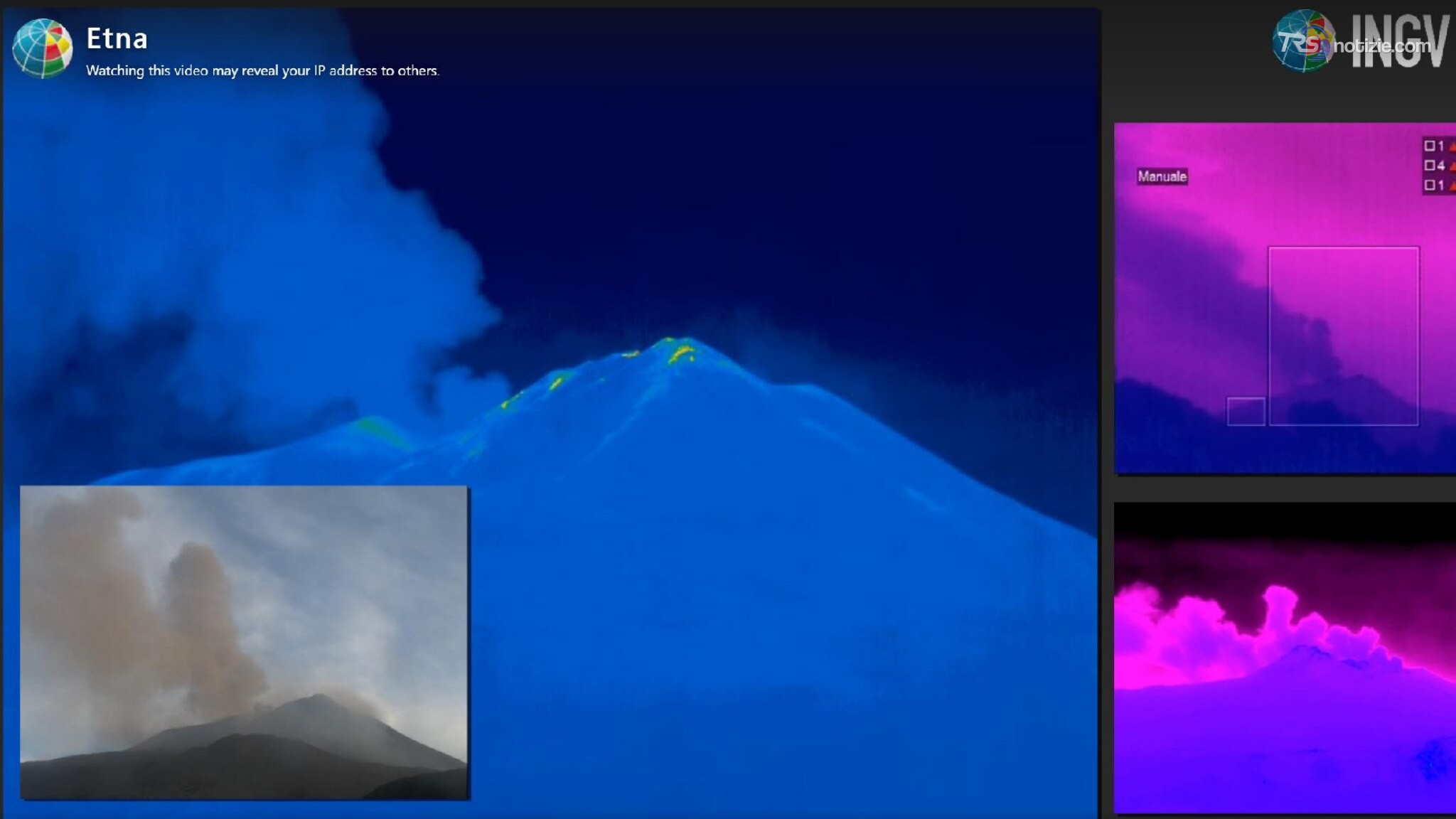 Ancora cenere dall'Etna, sale l'allarme per l'aviazione
