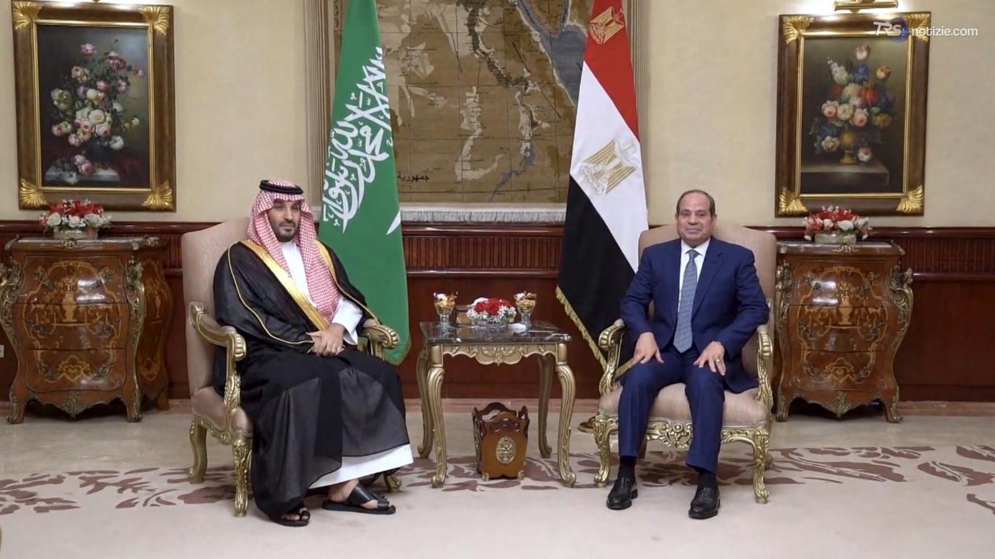Il Cairo: incontro bilaterale tra al-Sisi e bin-Salman
