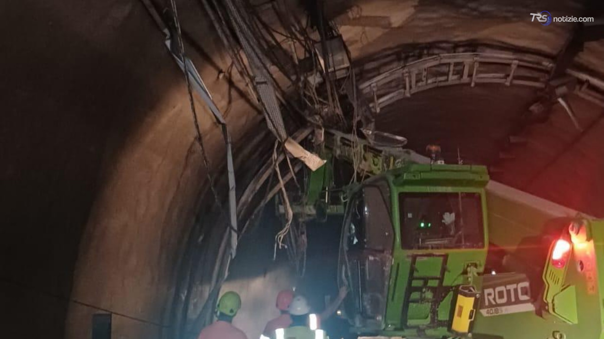 Incidente in galleria, l'Anas al lavoro