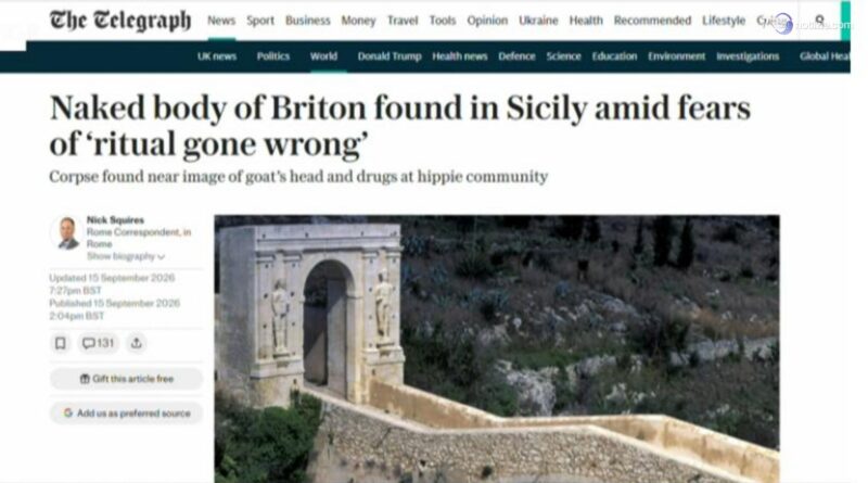 L'inglese morto in un casolare, un giallo internazionale