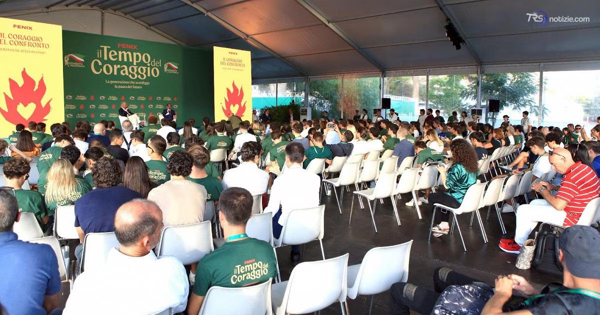 Fenix, oggi a Roma la premier Meloni chiude la quinta edizione della festa di Gioventù Nazionale