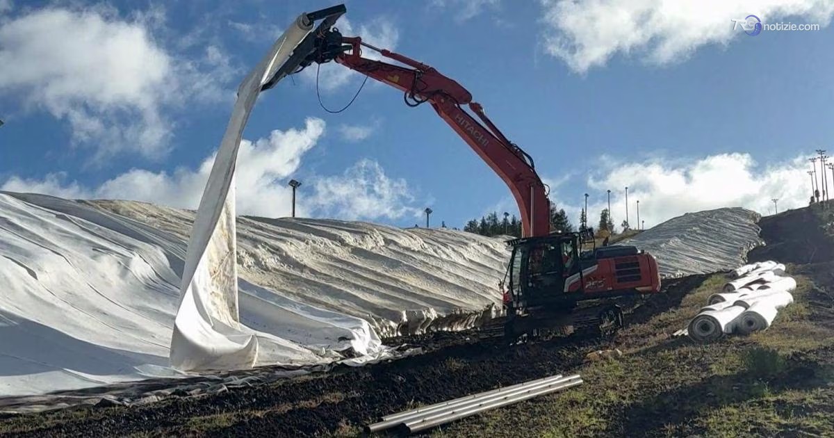 Finlandia, sulle piste della Lapponia la neve "riciclata" dello scorso inverno