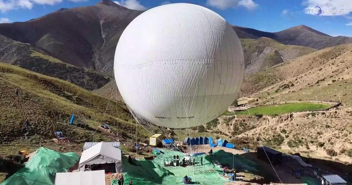 Ecco il maxi pallone che sfida l'Himalaya: trasporta carichi pesanti in luoghi impossibili