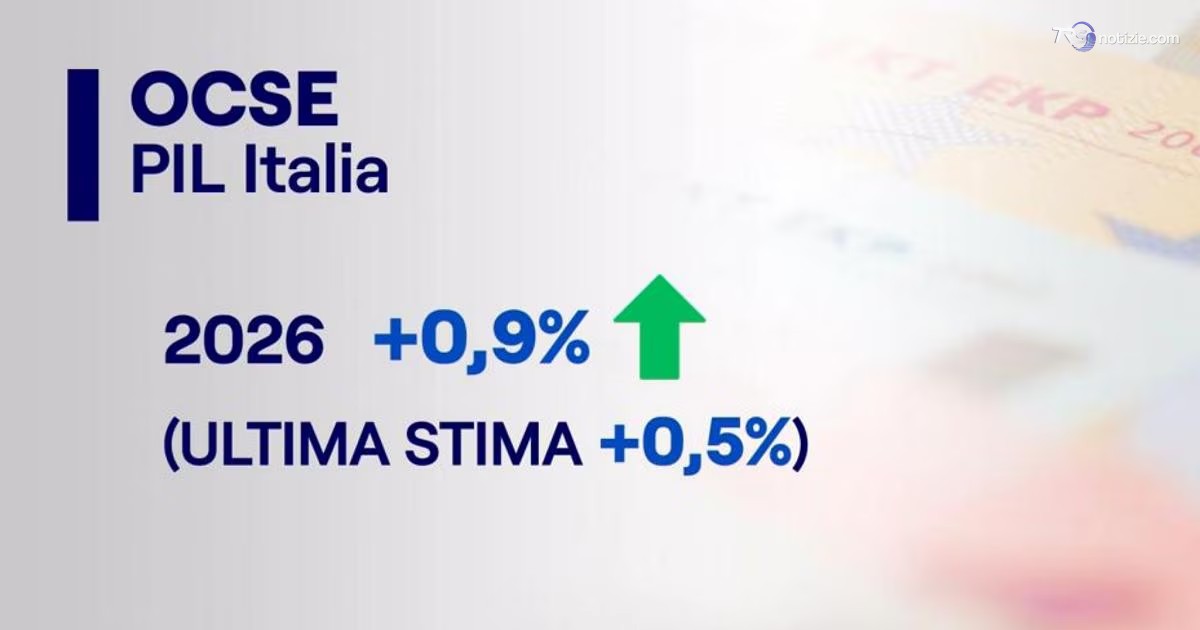 L'Ocse rivede al rialzo le stime per il Pil italiano