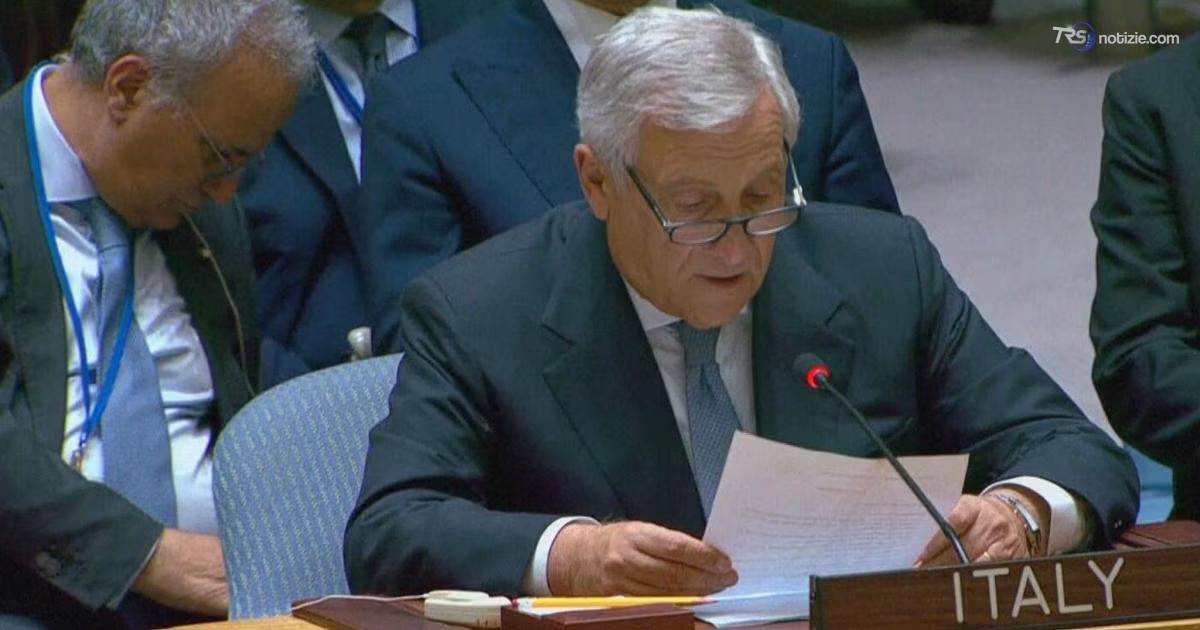 Tajani all’Onu: “Guerra a rischio sulla spesa delle famiglie”
