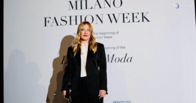 La premier Meloni alla cena di gala della Milano Fashion Week