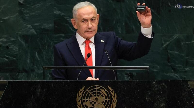 Netanyahu all'ONU: "Il genocidio la più grande bugia del secolo"