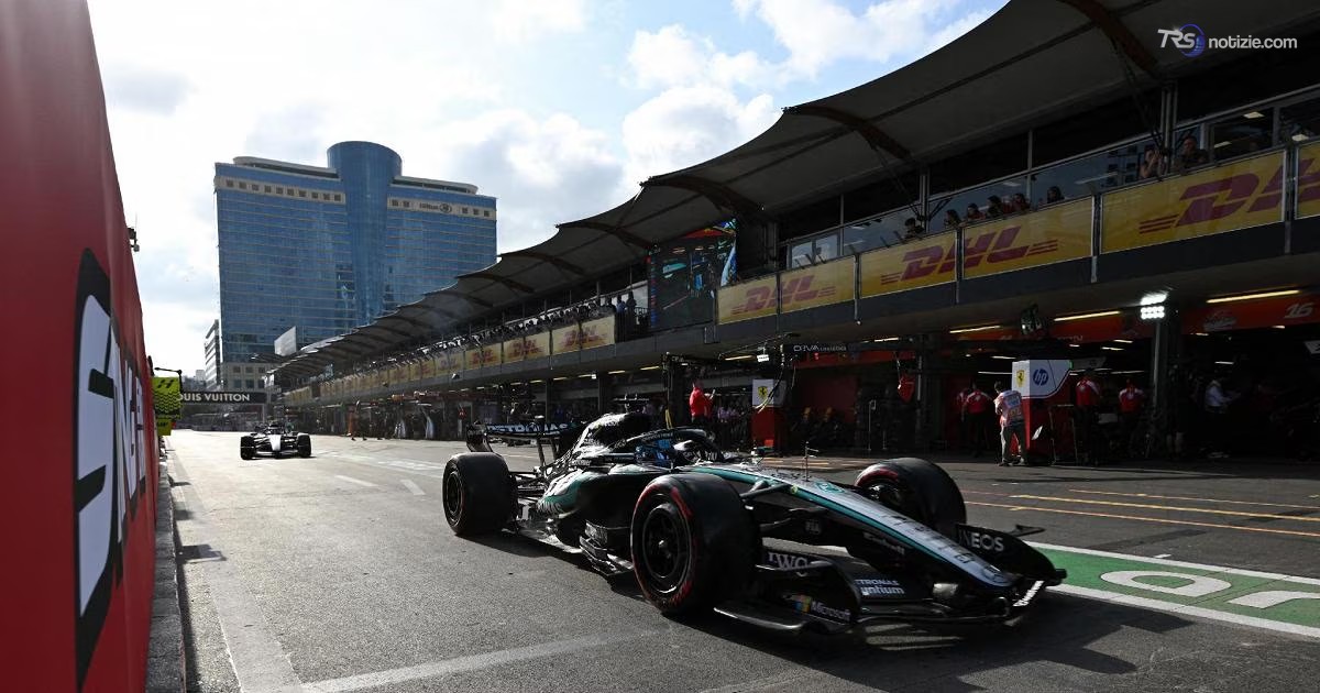 F.1 Baku: pole Russell, secondo Leclerc