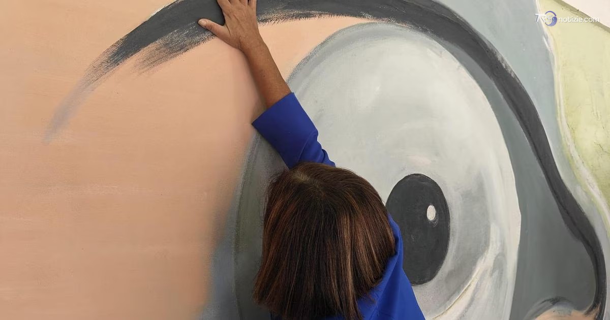 A Roma il murales che si può “leggere” con le mani: l’arte diventa accessibile anche a chi non vede