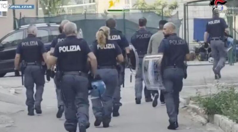 Palermo, blitz delle forze dell'ordine nella borgata Falsomiele