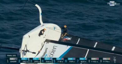 Vela, la 'scuffia' della Francia è clamorosa: da primi a ultimi in classifica per colpa di un'onda