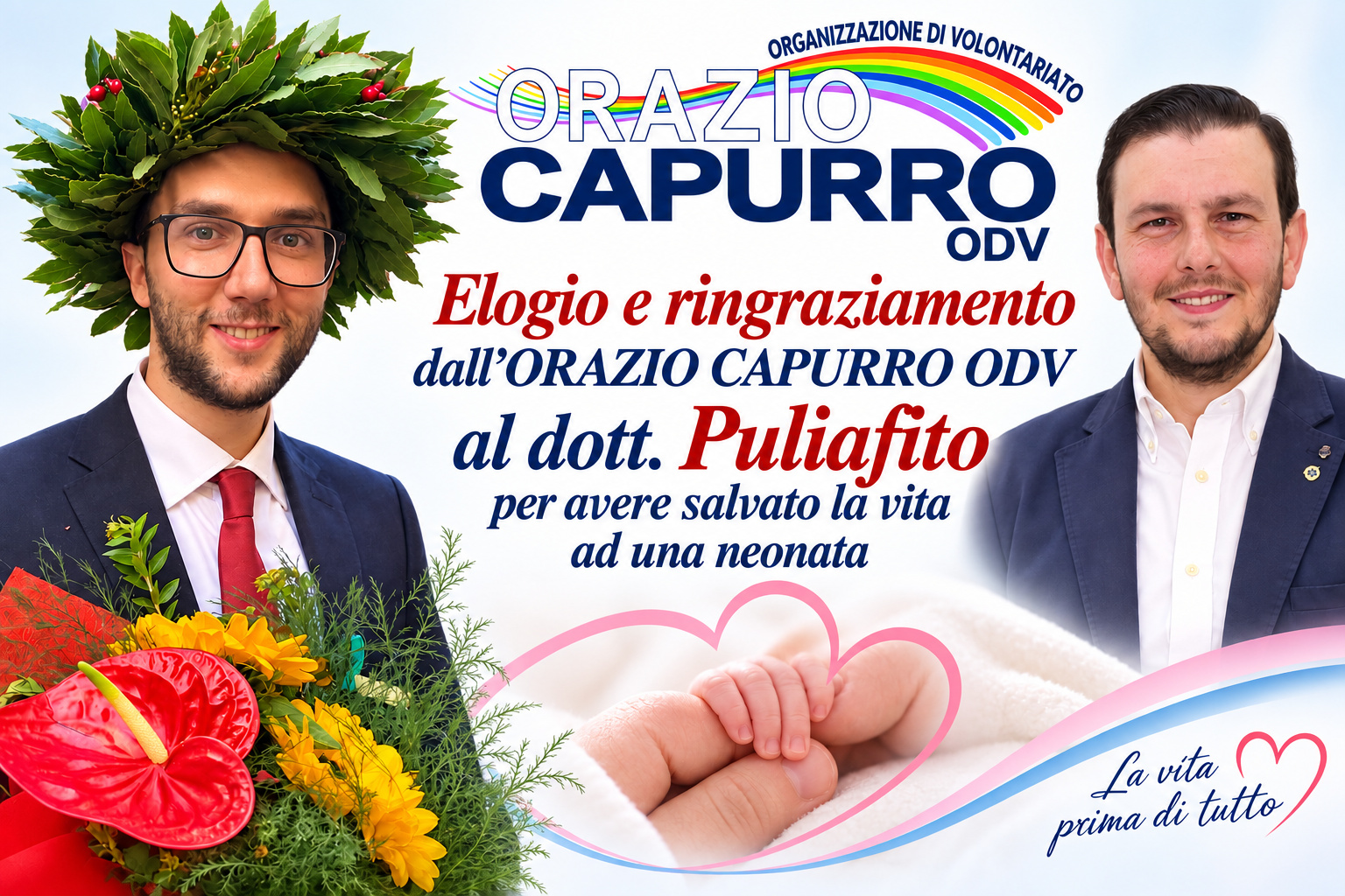 Neonata in arresto cardio-respiratorio salvata a Castelmassa, il plauso dell’Associazione Orazio Capurro al medico saccense Giuseppe Puliafito
