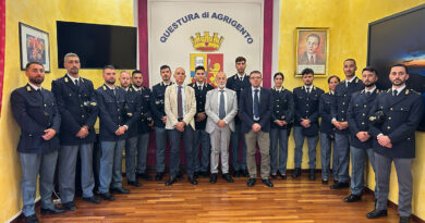 Agrigento, quindici nuovi agenti e assistenti rafforzano la Polizia di Stato in provincia