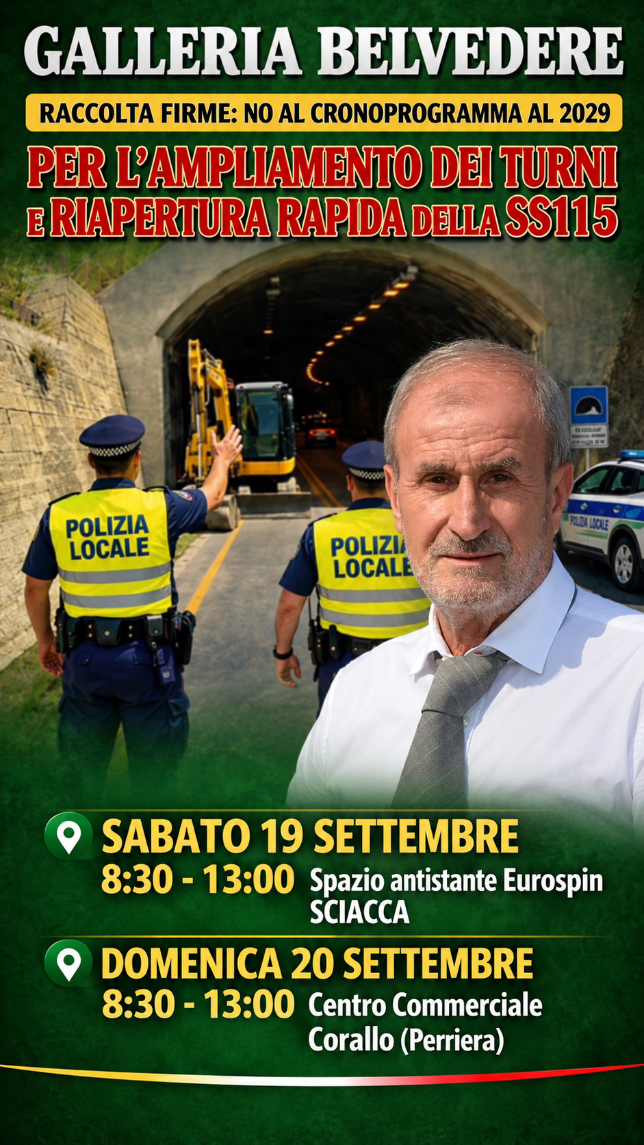 Galleria Belvedere, raccolta firme a Sciacca: iniziativa promossa dal consigliere Raimondo Brucculeri