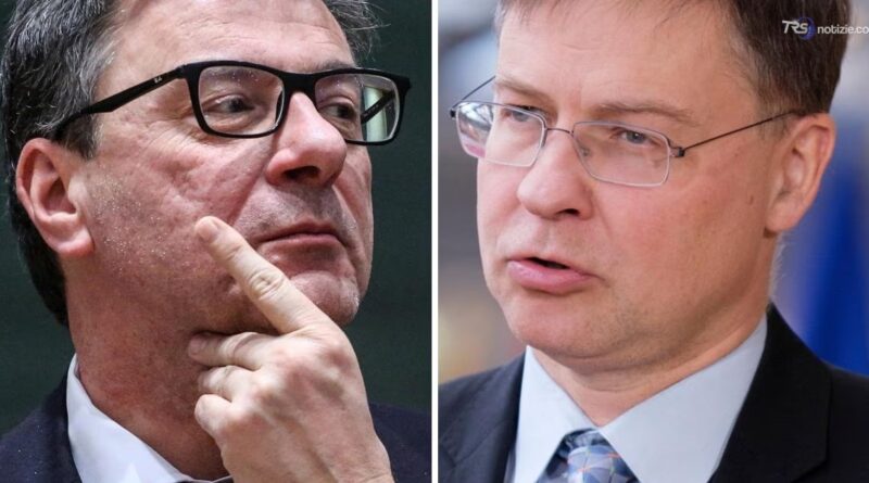 Flessibilità, Dombrovskis: "Parlato con Giorgetti, esamineremo le richieste dell'Italia"