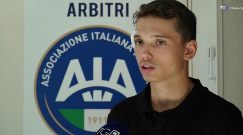 Alessandro Cotta, il giovane arbitro colpito alla testa: "Questo non è il calcio"