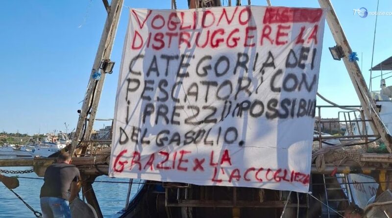 Pescatori Lampedusa ancora fermi per il caro gasolio