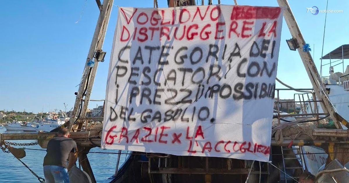 Pescatori Lampedusa ancora fermi per il caro gasolio