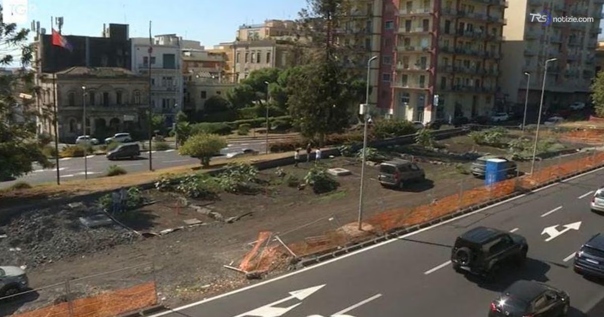 Catania, un giardino della pioggia contro le bombe d'acqua