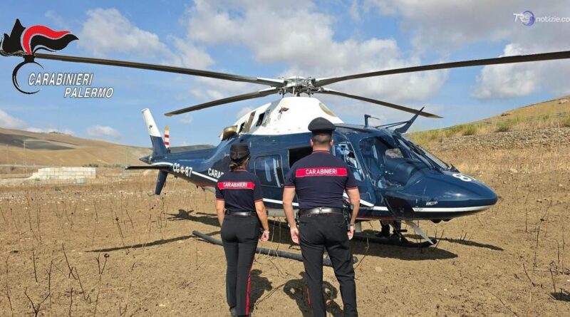 Discarica abusiva individuata dall'alto dai Carabinieri