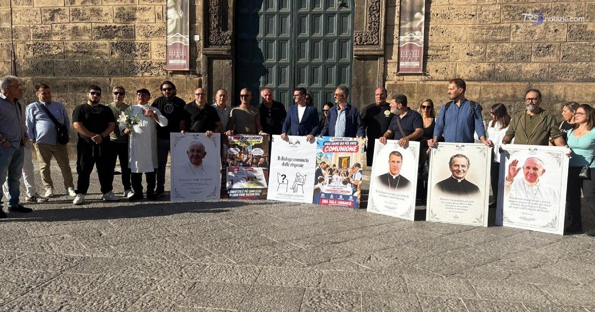 Guerra sulle comunioni a Palermo, sit-in commercianti davanti la Curia