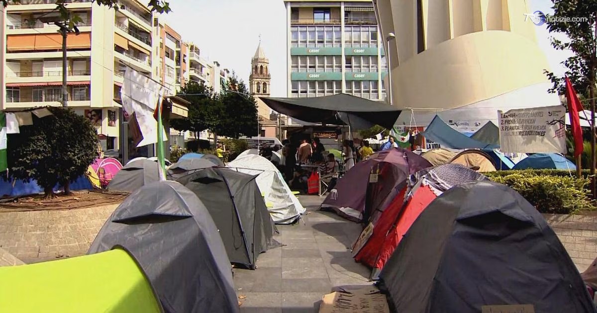 Le tende di Madrid e i costi della casa