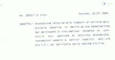 Il dossier mafia-appalti, prima e dopo Giammanco