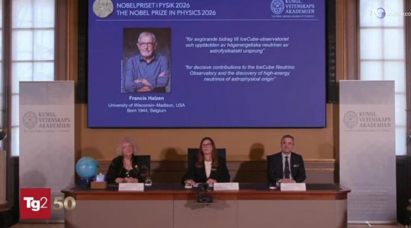 Nobel per la Fisica a Francis Halzen per aver catturato i neutrini con un osservatorio speciale