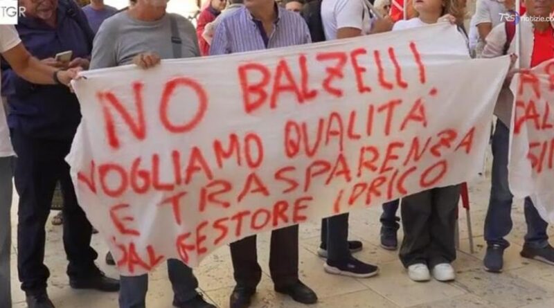 A Siracusa la protesta dopo i difficili mesi estivi senza acqua
