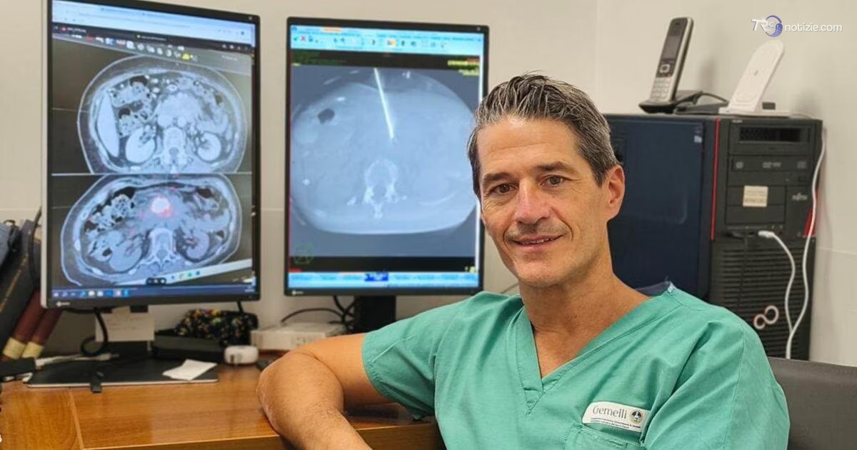Tumore del pancreas non operabile, al Gemelli primo intervento al mondo con la “colla” radioattiva