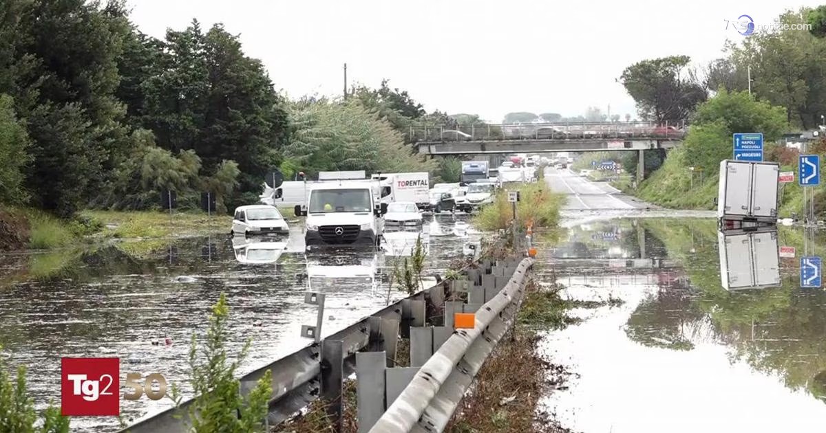 Maltempo al Sud. Doppia tromba d'aria a Marsala, alberi caduti a Napoli