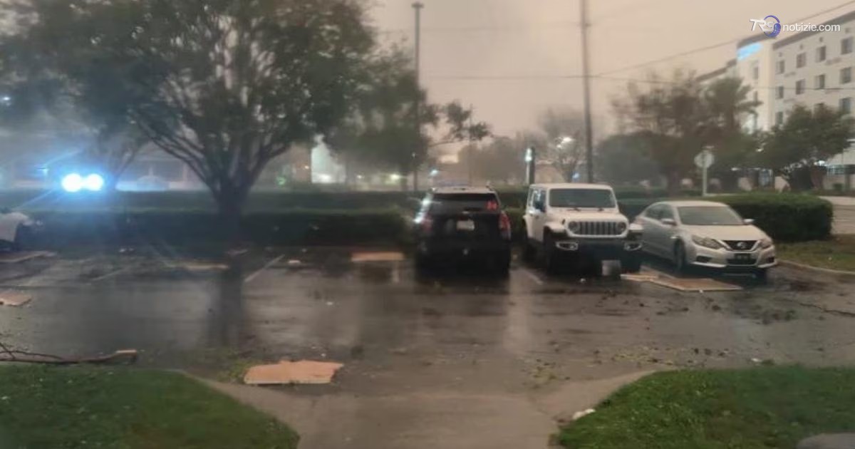 L'uragano Isaias si abbatte sulla Florida: l'hotel rimane al buio mentre i clienti cercano riparo