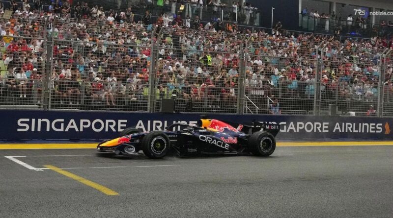 Gp Singapore, Verstappen in pole