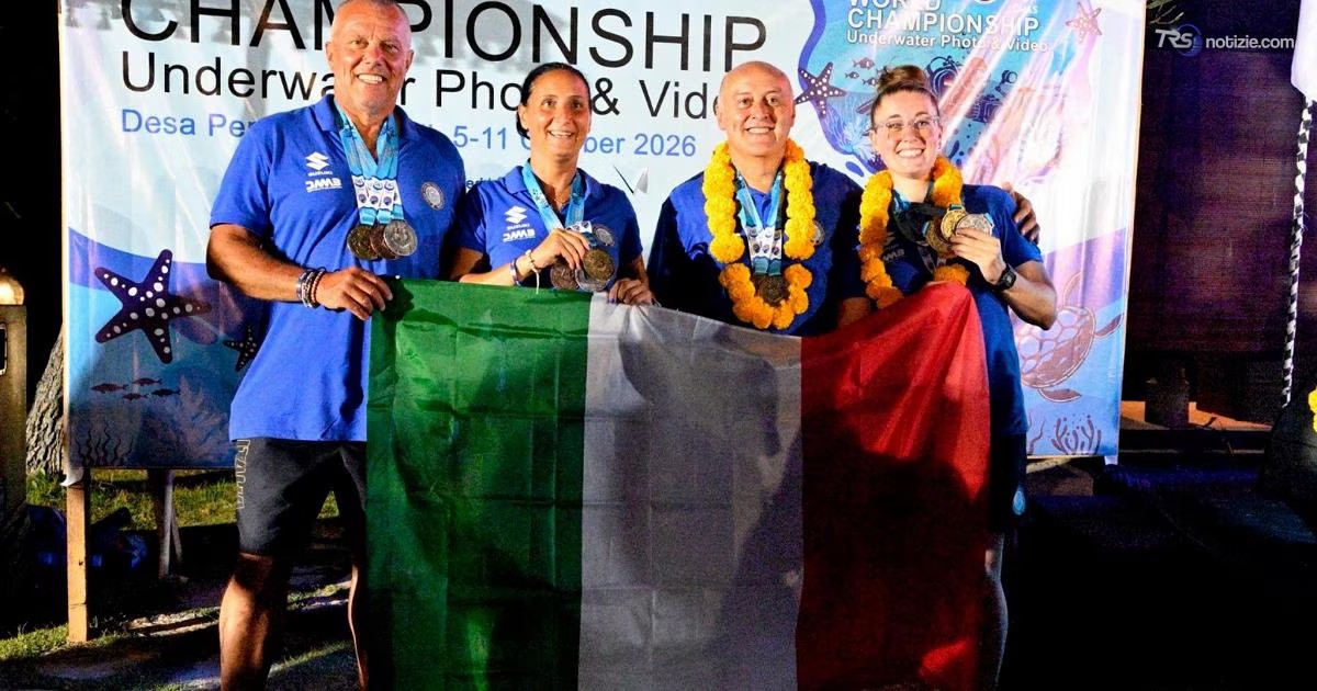 Mondiali di fotosub e videosub, l’Italia brilla a Bali: nove medaglie, tre sono d’oro