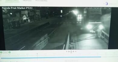 Camion impazzito fuori controllo sfonda guardrail vicino a una stazione degli autobus