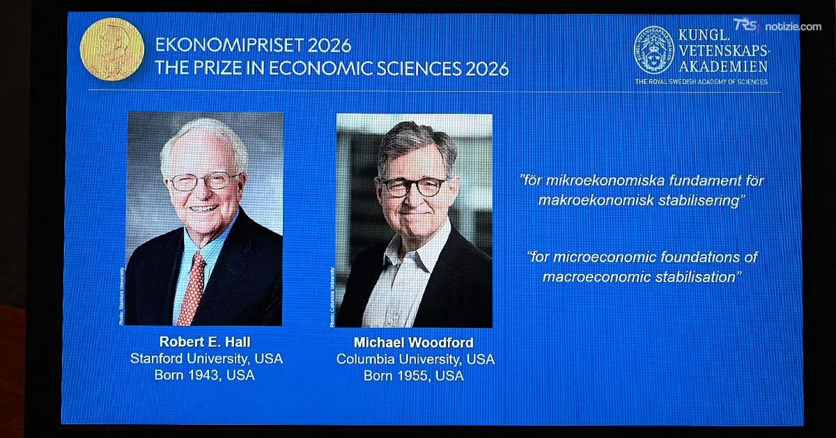 Chi sono i vincitori del premio Nobel per l'Economia 2026 Robert E. Hall e Michael Woodford