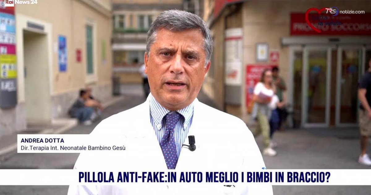 Bambini in auto, sicuri in braccio?