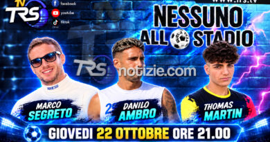 “Nessuno allo Stadio”, giovedì la puntata 16 con Danilo Ambro, Marco Segreto e Martin Thomas