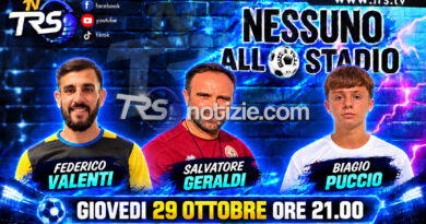 “Nessuno allo Stadio”, giovedì la puntata 17 con Valenti, Geraldi e Puccio