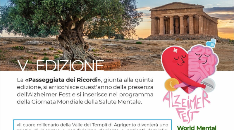 Alla Valle dei Templi la quinta «passeggiata dei ricordi»: salute mentale, memoria e socialità