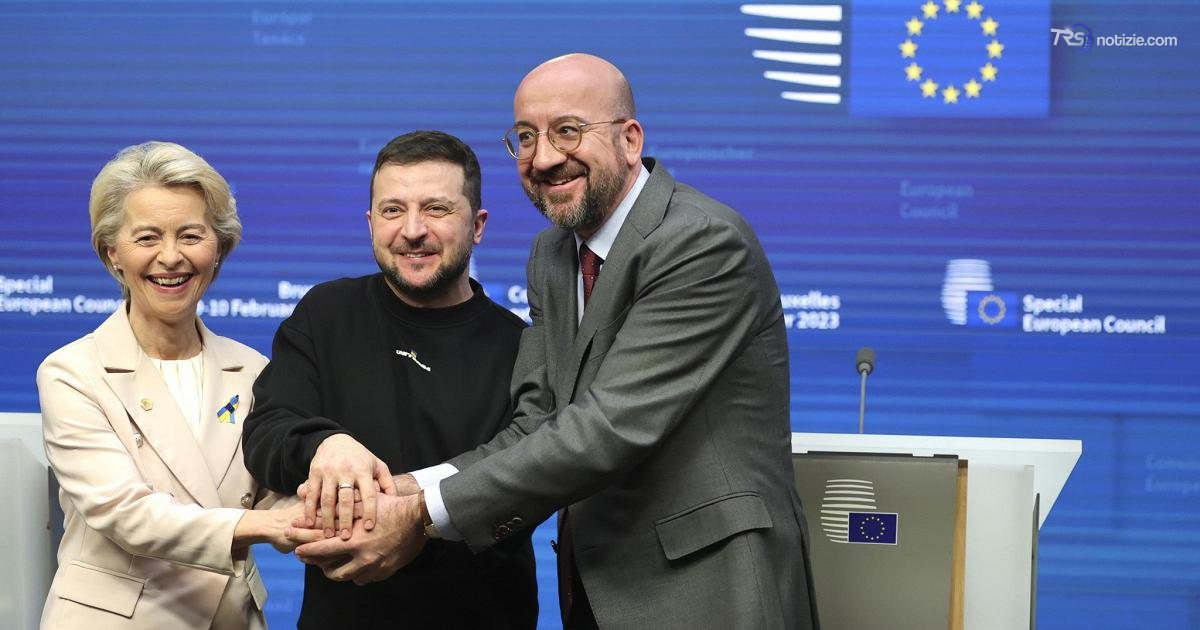 Zelensky ai leader Ue: “Vi chiedo 70mld”