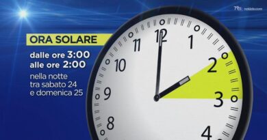 Cambio dell'ora, si torna a quella solare lancette indietro di 60 minuti