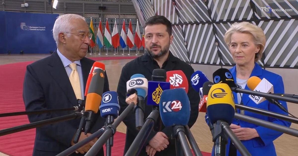 Zelensky:"Grato per sostegno leader Ue"