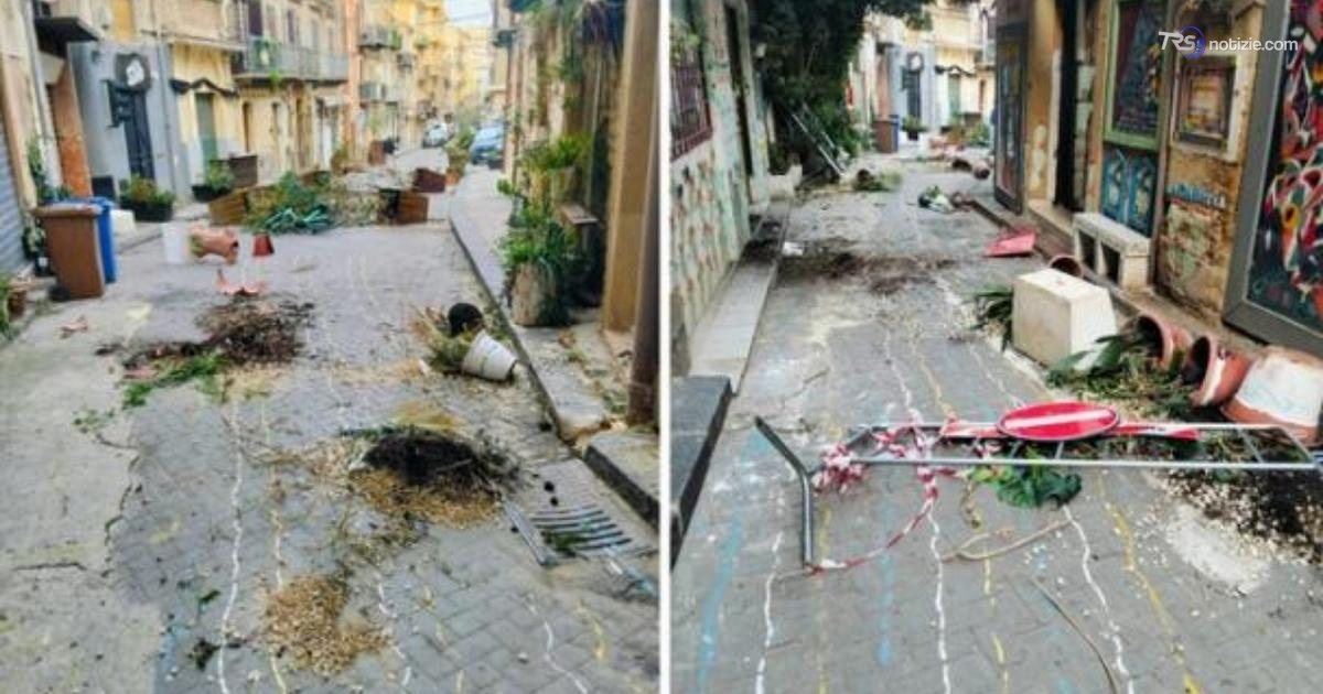 Mercato storico di Caltanissetta devastato dai vandali