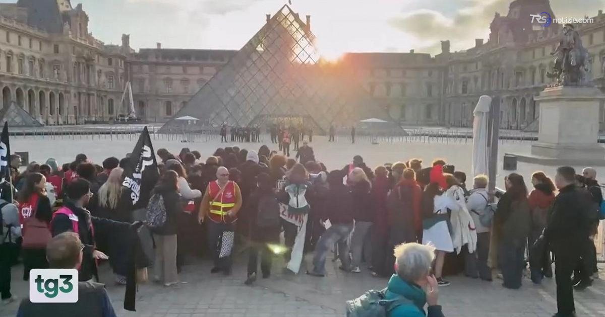 Gli studenti bloccano il Louvre e rivendicano: “La nostra protesta è pacifica”