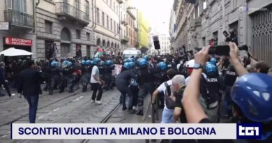 Tensione nelle piazze italiane: scontri, barricate e fermi durante le proteste