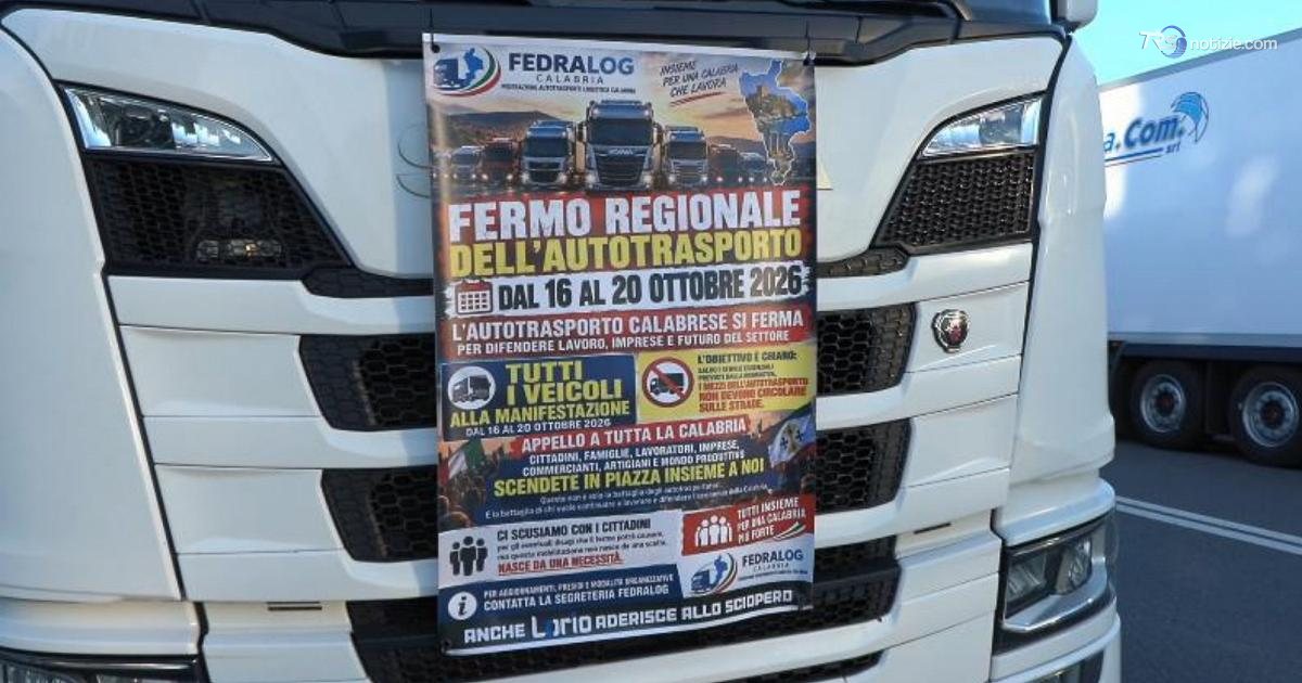 Caro carburanti, iniziato il blocco trasporti in Calabria: il presidio a Lamezia