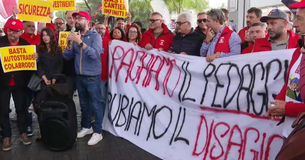 Autostrade, la protesta Cgil: "Disastro infrastrutture, dal governo priorità sbagliate"